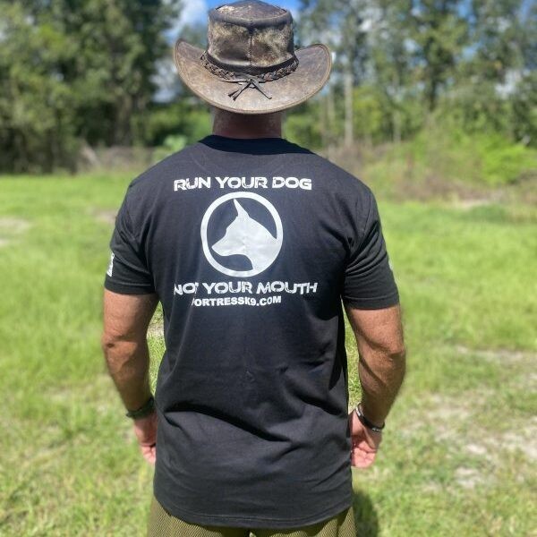 "Run Your Dog Not Your Mouth" - T-Shirt