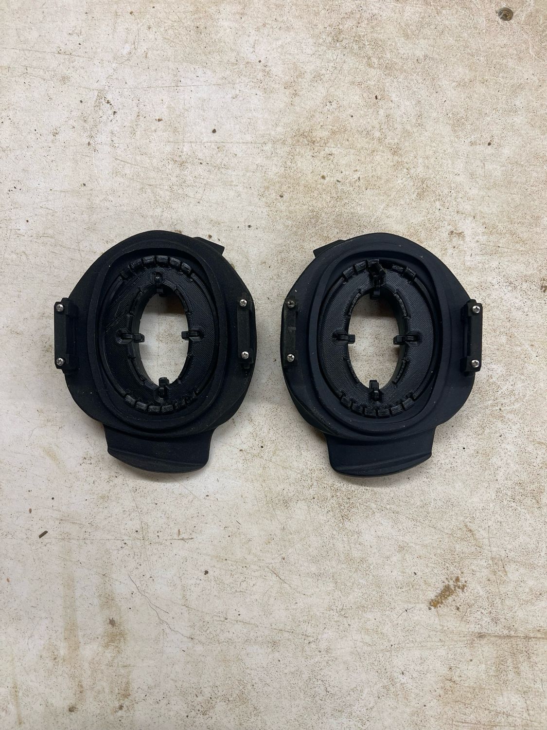 Active Hearing Base Plates 2.0 for K9 Helm CS-1 - Ear Pad Models