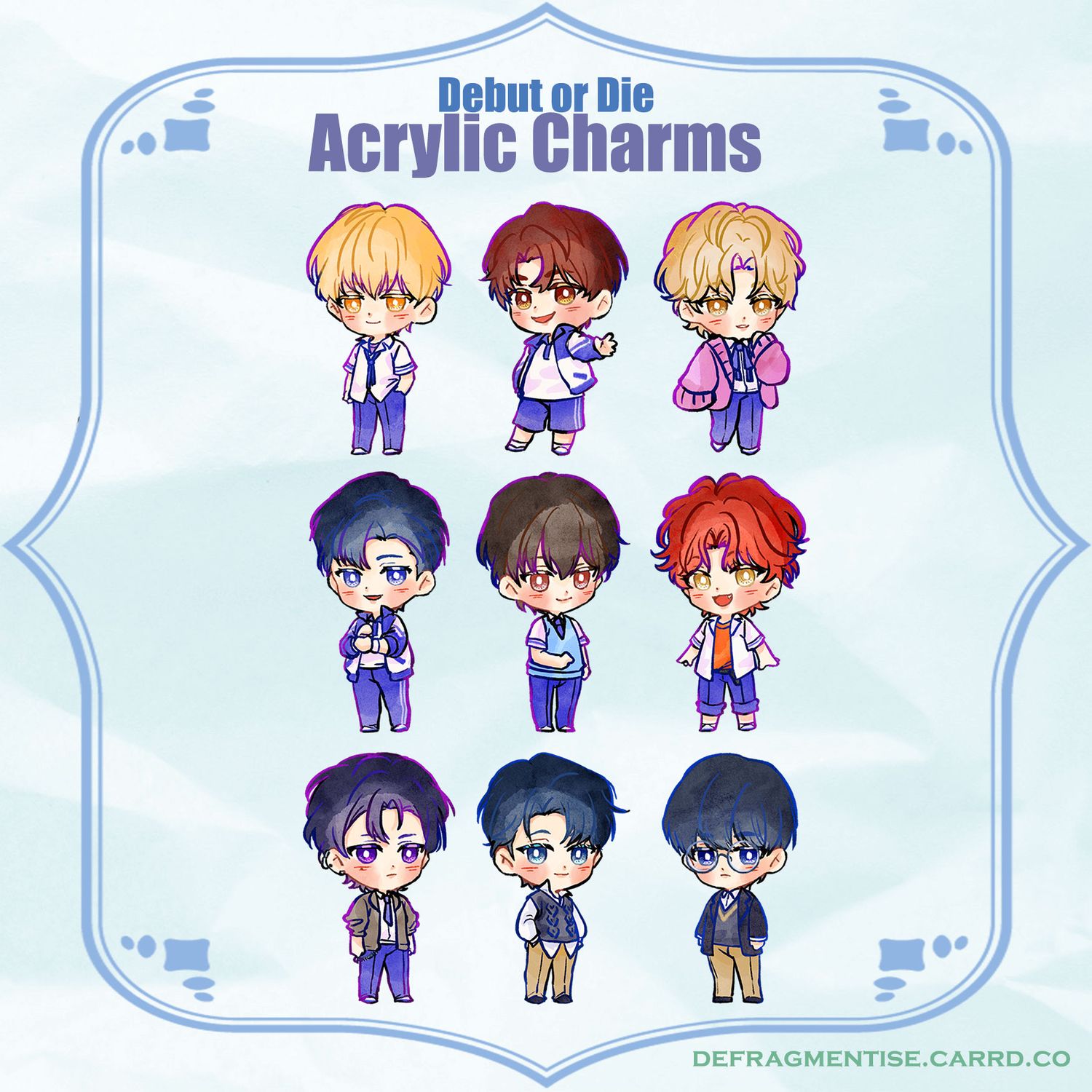Debut or Die - Acrylic Charm