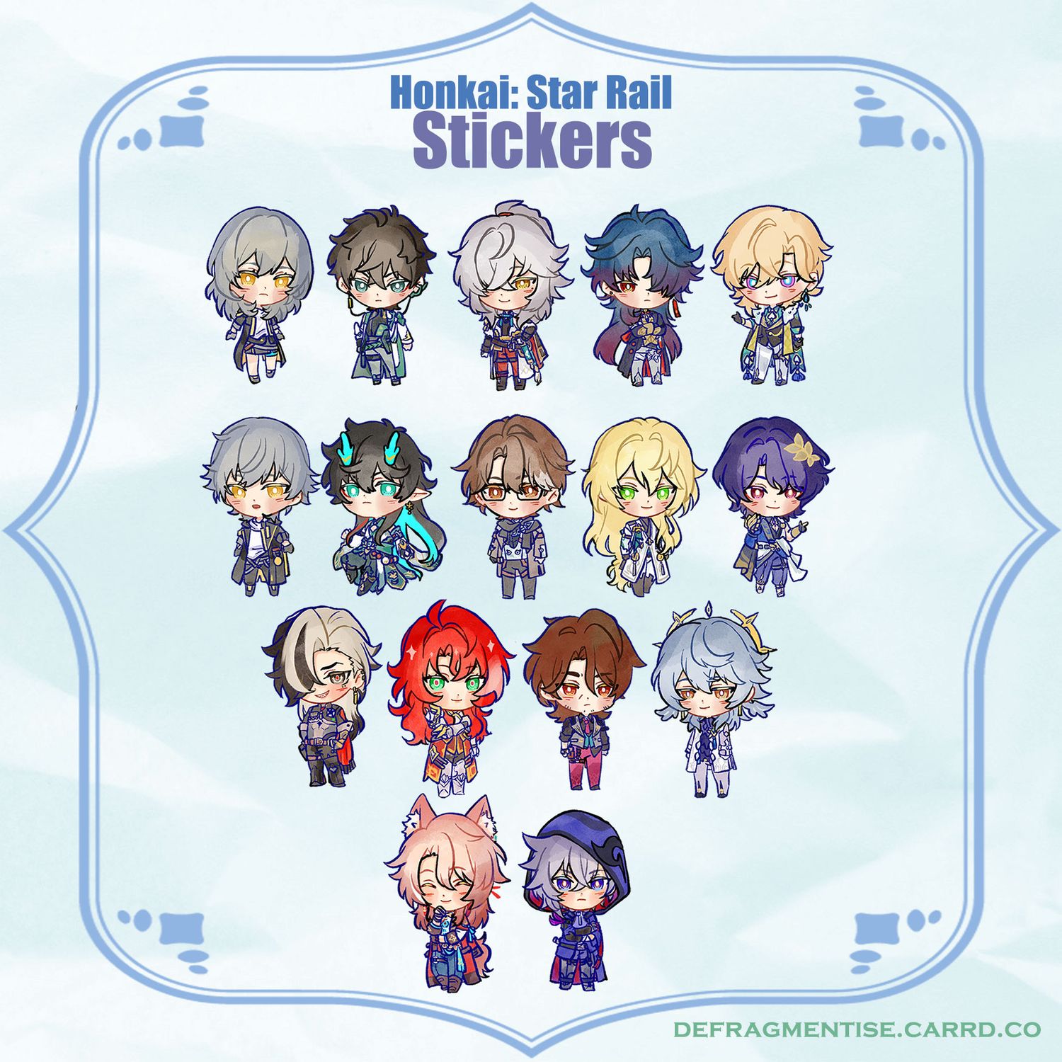 Honkai Star Rail - Stickers