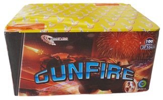 GUNFIRE 100 Efeitos multicolores 20mm - 90 segundos
