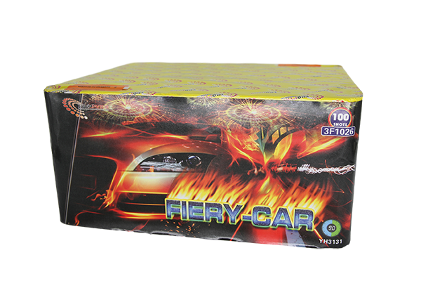 Bateria Fiery Car  100 Efeitos 26mm 90 seg