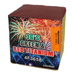 Vermelho e Verde Titanium 36 TIROS 20mm