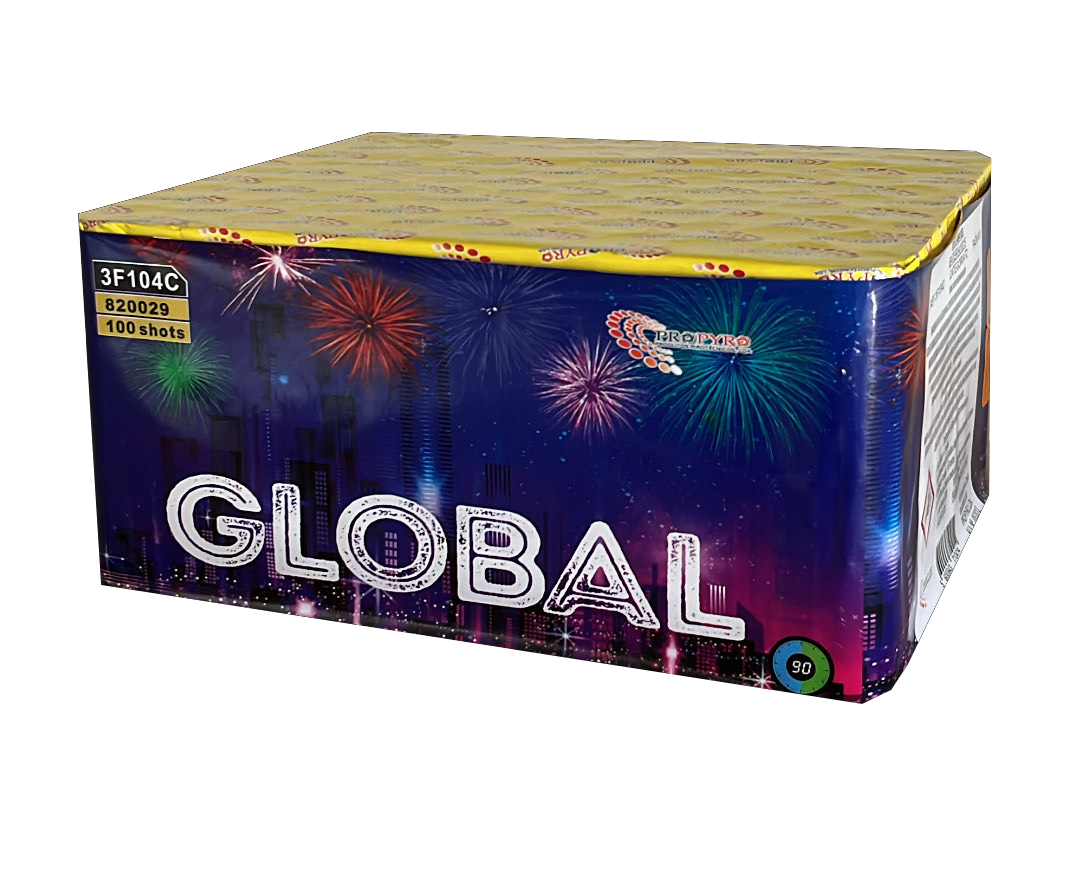 Bateria Global 100 Efeitos multicolores