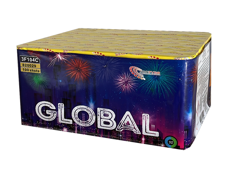 Bateria Global 100 Efeitos multicolores