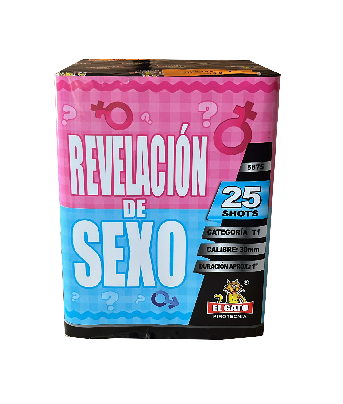 Bateria 25 Disparos Fumo Azul