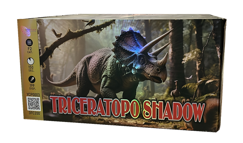 Bateria Triceratopo Shadow 199 Efeitos 120 Segundos