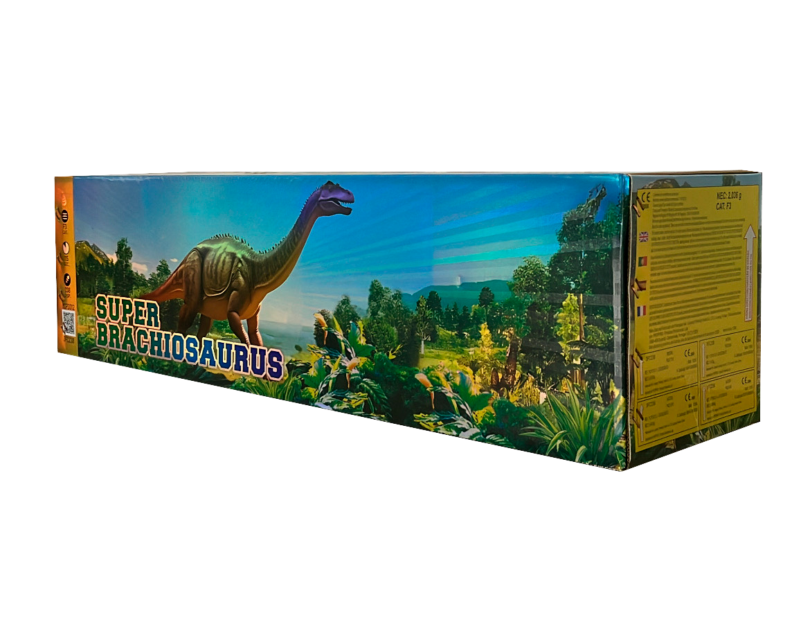 Bateria Composta SUPER BRACHIOSAURUS 238 Efeitos 115 Segundos