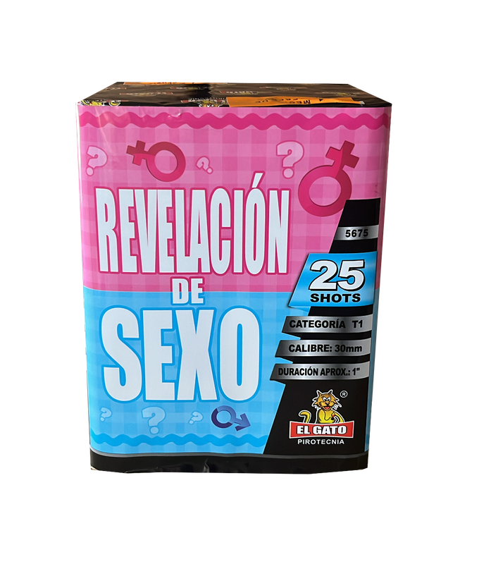 Bateria 25 Disparos Fumo Azul