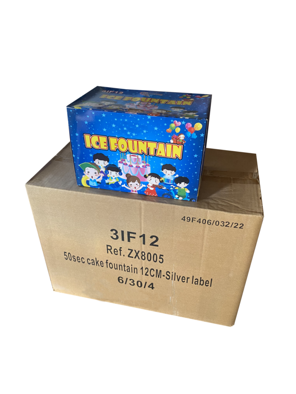 Caixa Completa com 180 Pacotes de 4 Velas Aniversário 12cm 50 segundos