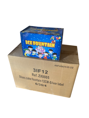 Caixa Completa com 180 Pacotes de 4 Velas Aniversário 12cm 50 segundos