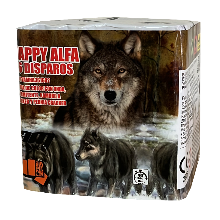 Promoção 36 Baterias Happy Alfa 36 Disparos