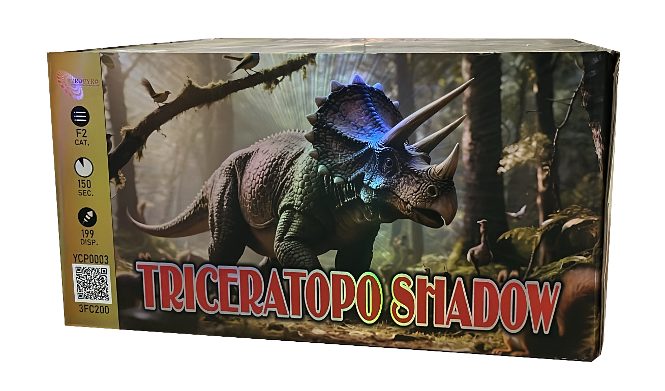 Bateria Triceratopo Shadow 199 Efeitos 120 Segundos