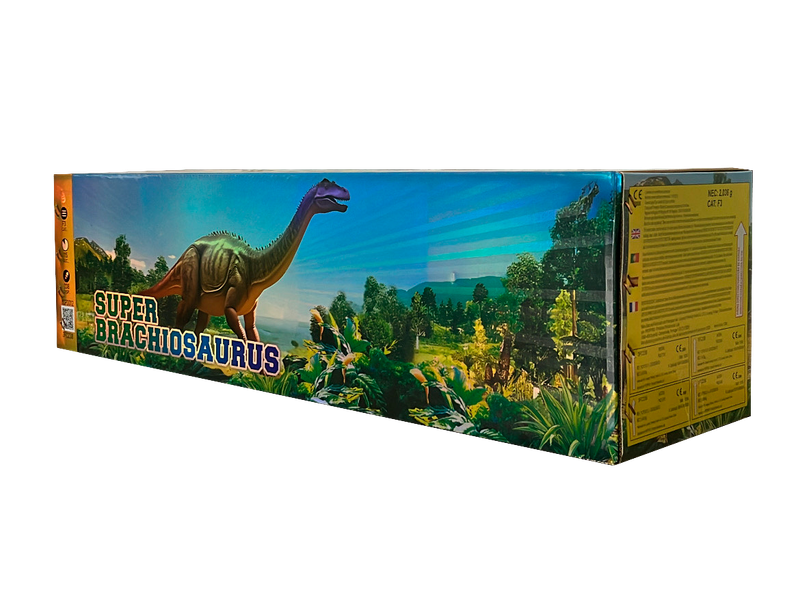 Bateria Composta SUPER BRACHIOSAURUS 238 Efeitos 115 Segundos