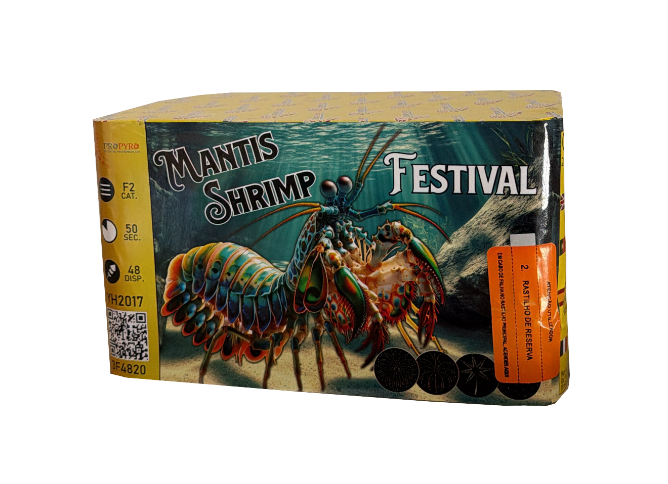 Promoção 8 Baterias Mantis Shrimp 48 Disparos Promoção 8 Baterias Mantis Shrimp 48 Disparos