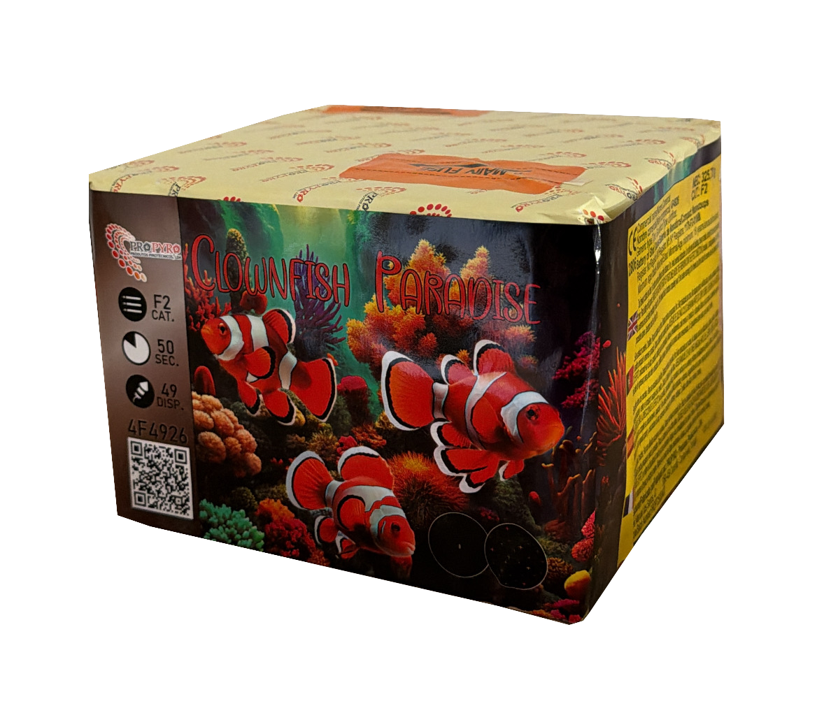 Promoção 8 Baterias Clownfish Paradise 49 Disparos 20mm Promoção 8 Baterias Clownfish Paradise 49 Disparos 20mm