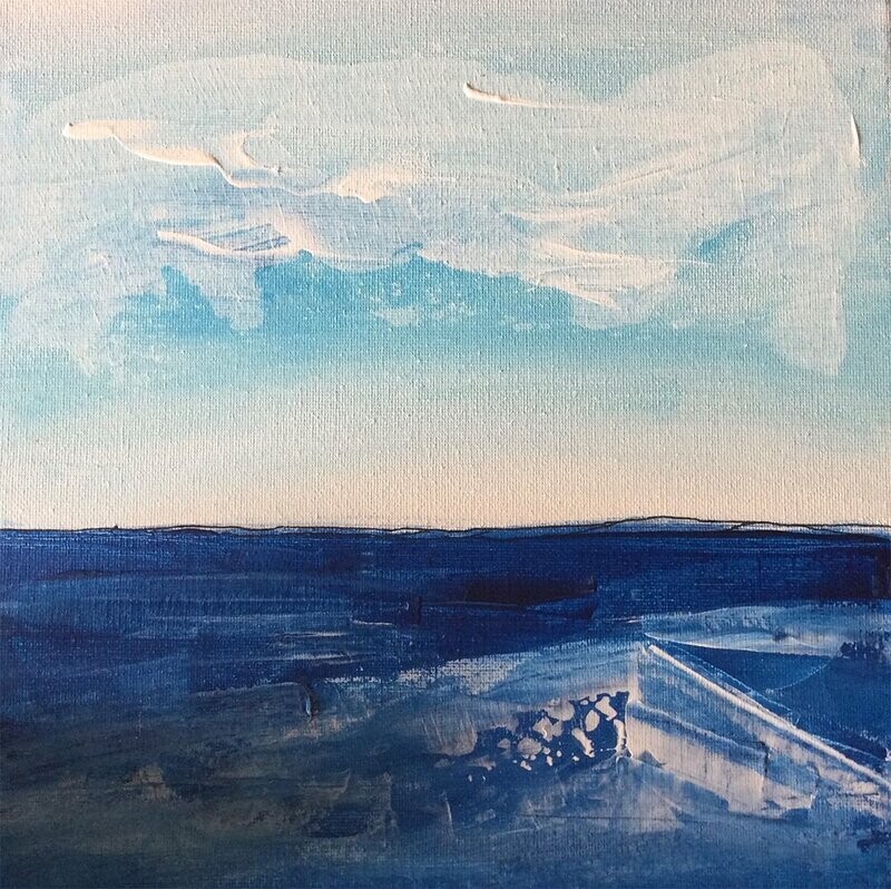 "Meeting of Tides" Original acrylic on canvas