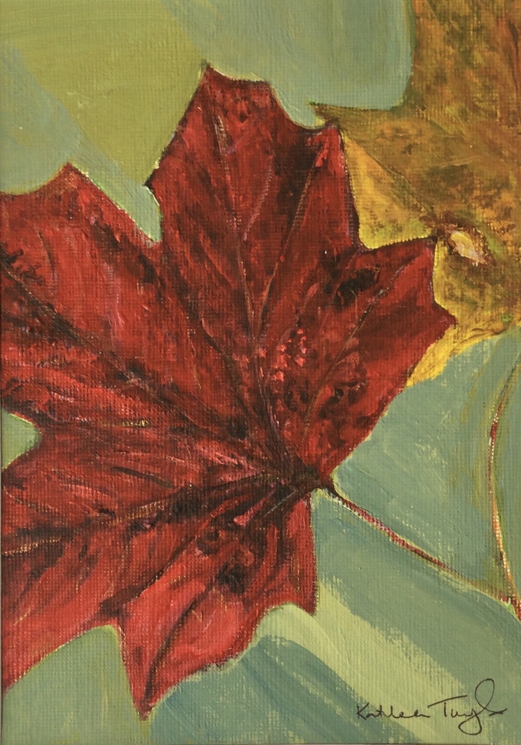 "Autumn Wonder1" Original Acrylic