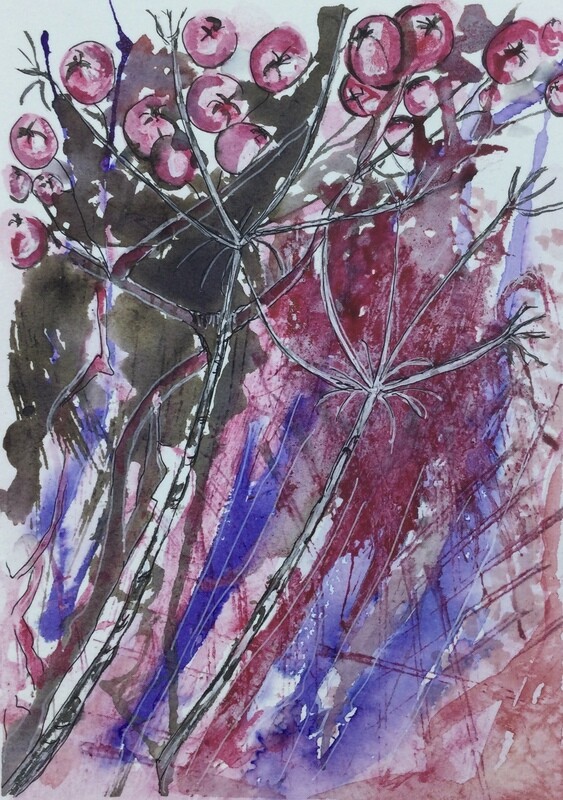 Christmas Berries large Mounted print Christmas Berries large Mounted print