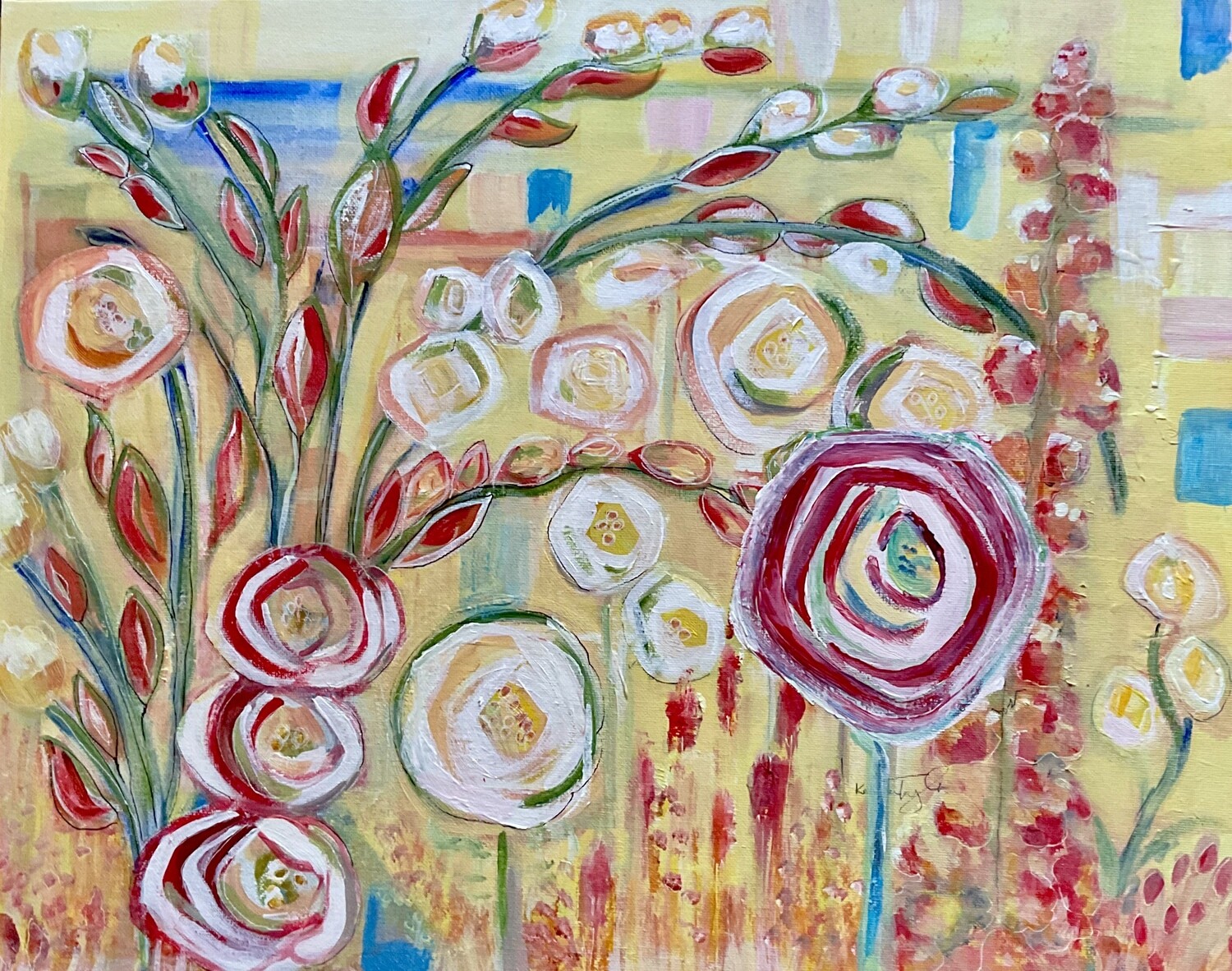 Print "Botanical Garden " Flower  Abstract