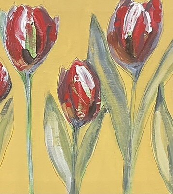 Print from Regiment of Red Tulips