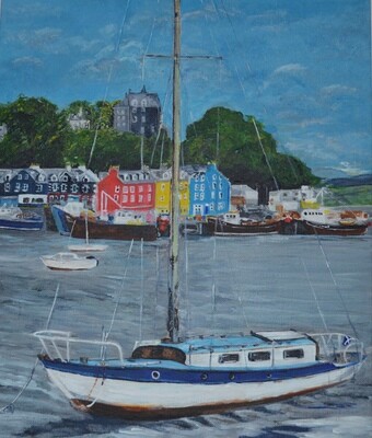 Print of " Tobermory Sunday Morning"