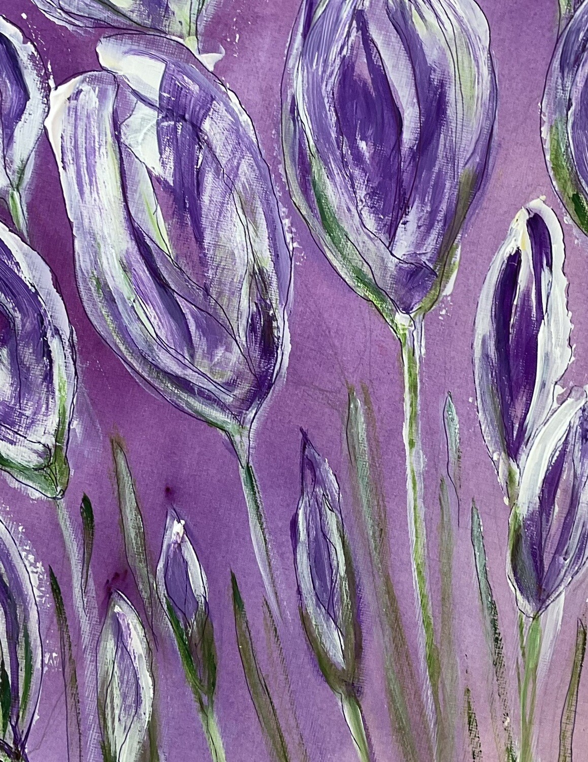 "Purple Crocuses"