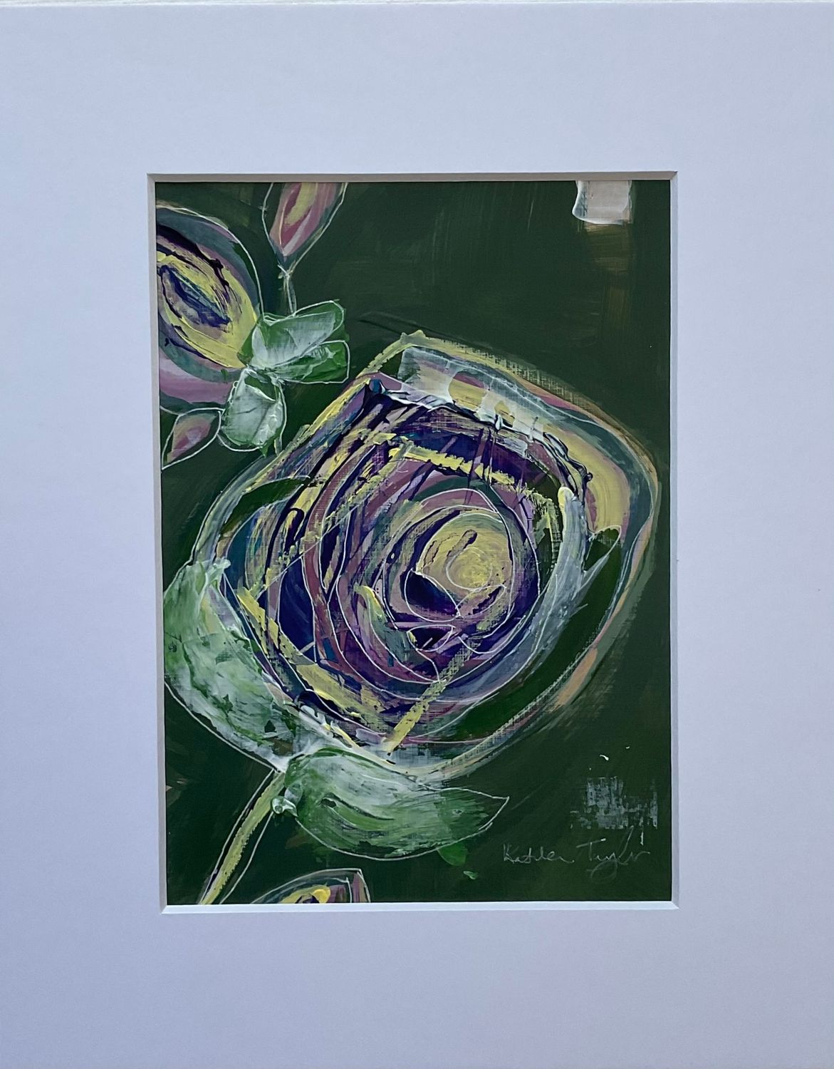 "Summer Rose" abstract
