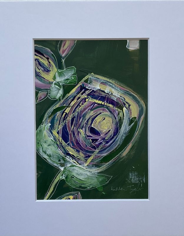 "Summer Rose" abstract