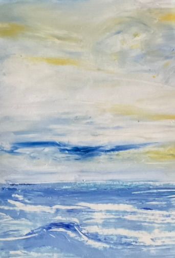 New Work"Spring by the Coast" Oil