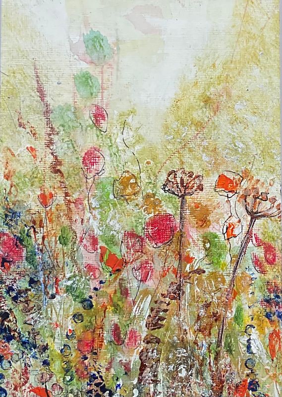 Original “Autumnal Flowers” Original “Autumnal Flowers”