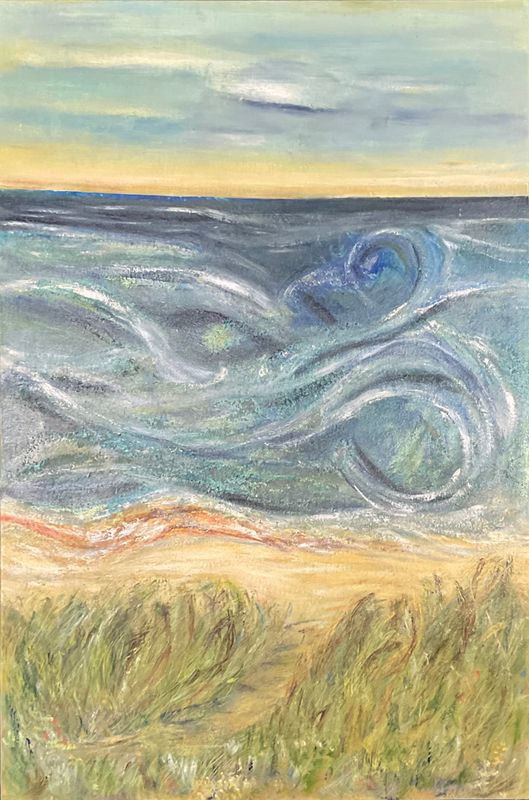 “Seahorse Waves”Orkney inspired “Seahorse Waves”Orkney inspired