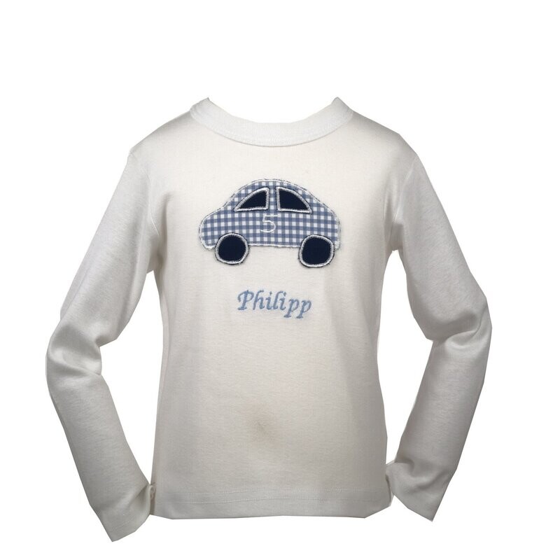 Shirt " Rennfahrer" Lang oder Kurzarm, Personalisierbar