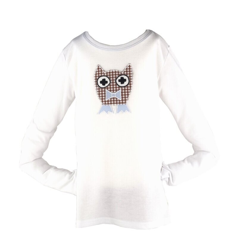 Shirt "Monster-Eule" Lang oder Kurzarm, Personalisierbar