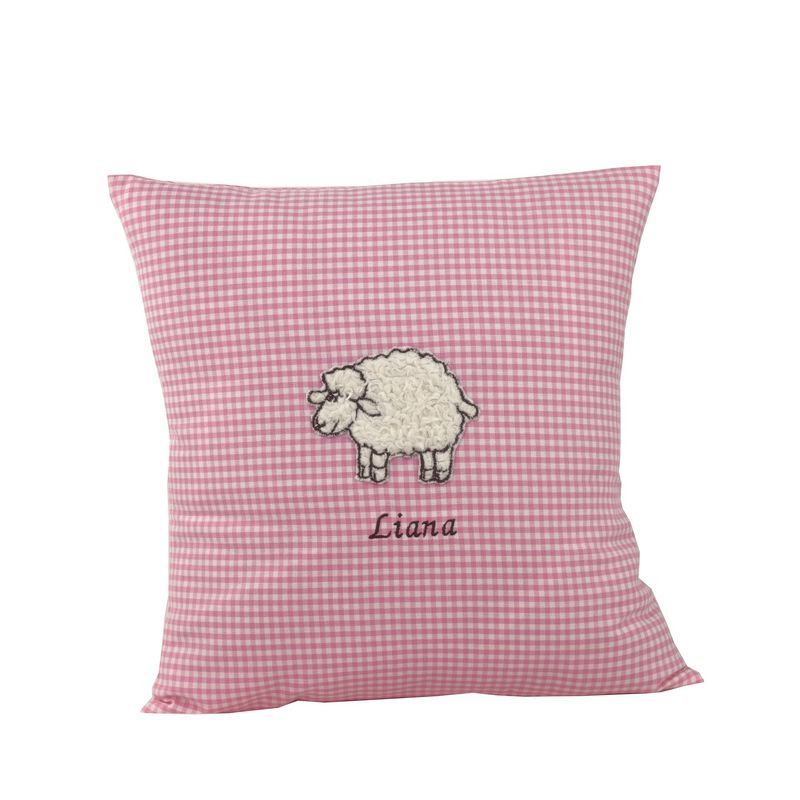 Kissenbezug "Schäfchen Rosa"