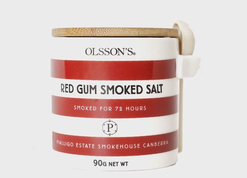 Red Gum Smoked Salt Stoneware Jar 90g
