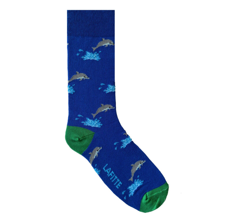 Lafitte - Blue DOLPHIN Socks
