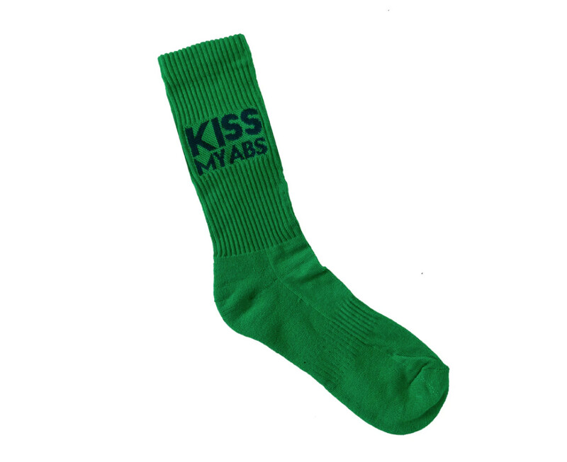 Lafitte - Green KISS MY ABS Socks