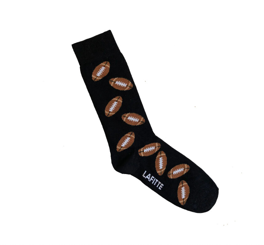 Lafitte - Black Football Socks