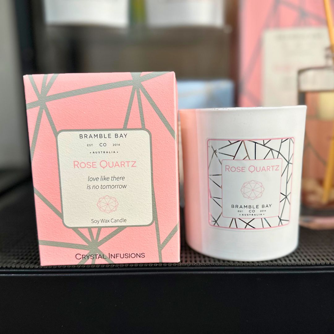 Rose Quartz - Crystal Infusions Candle