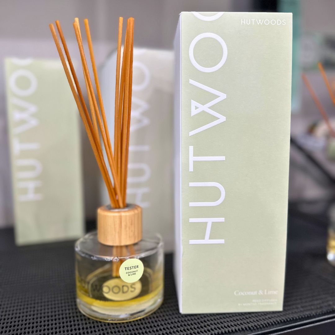 HUTWOODS Reed Diffuser - Coconut &amp; Lime