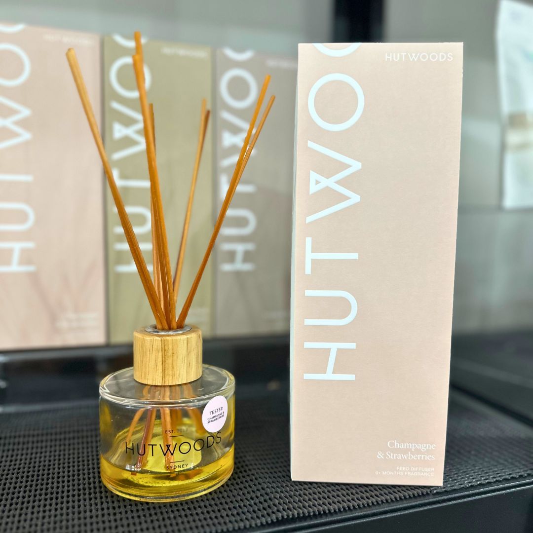 HUTWOODS Reed Diffuser - Champagne &amp; Strawberries