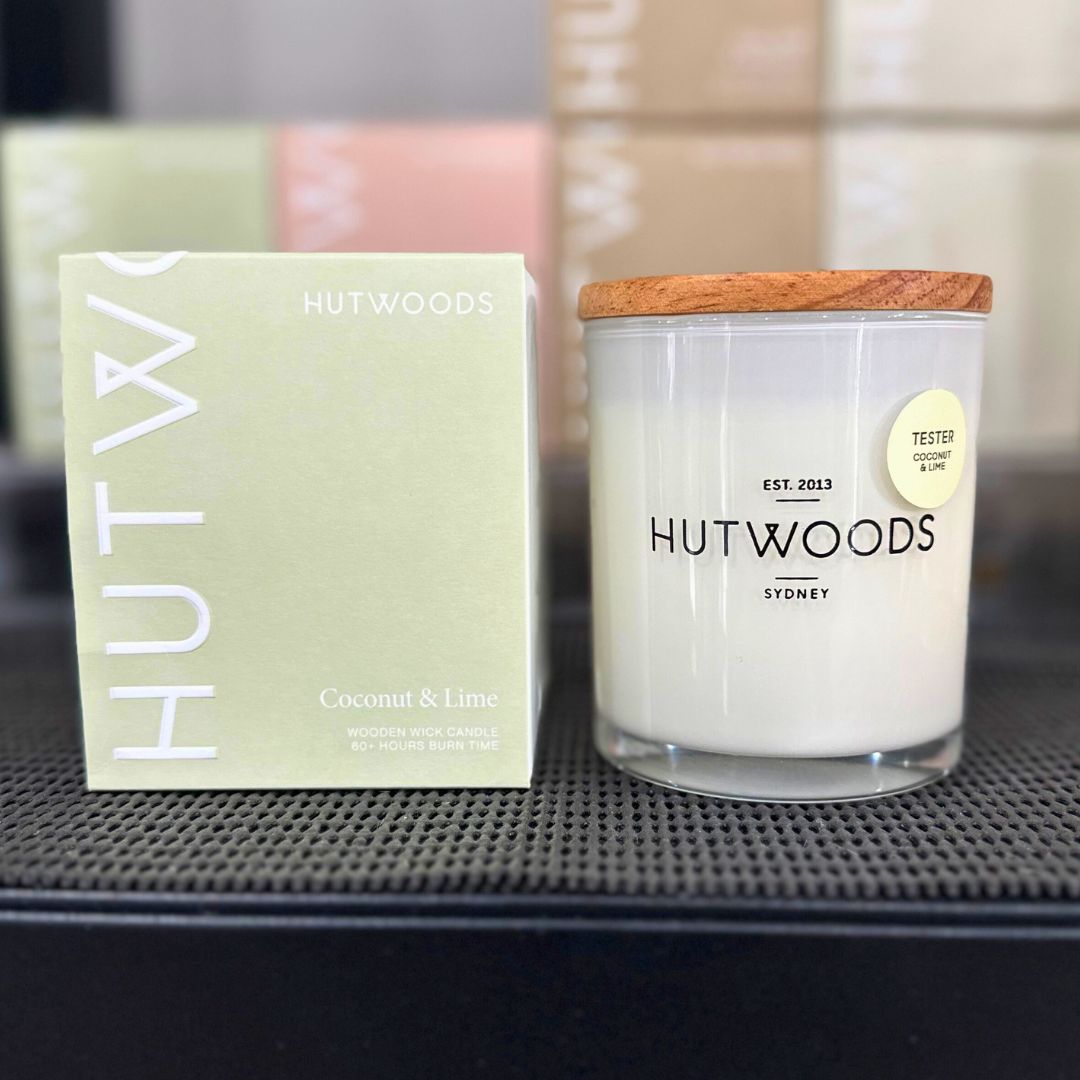 HUTWOODS Medium Candle - Coconut &amp; Lime Candle