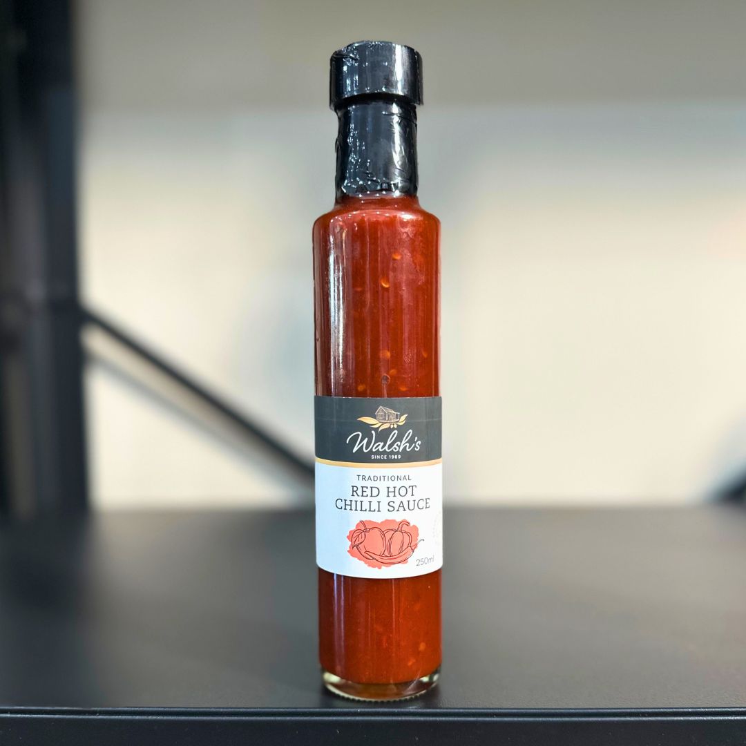 Red Hot Chilli Sauce - 250ml Bottle (WALSH&#39;S)