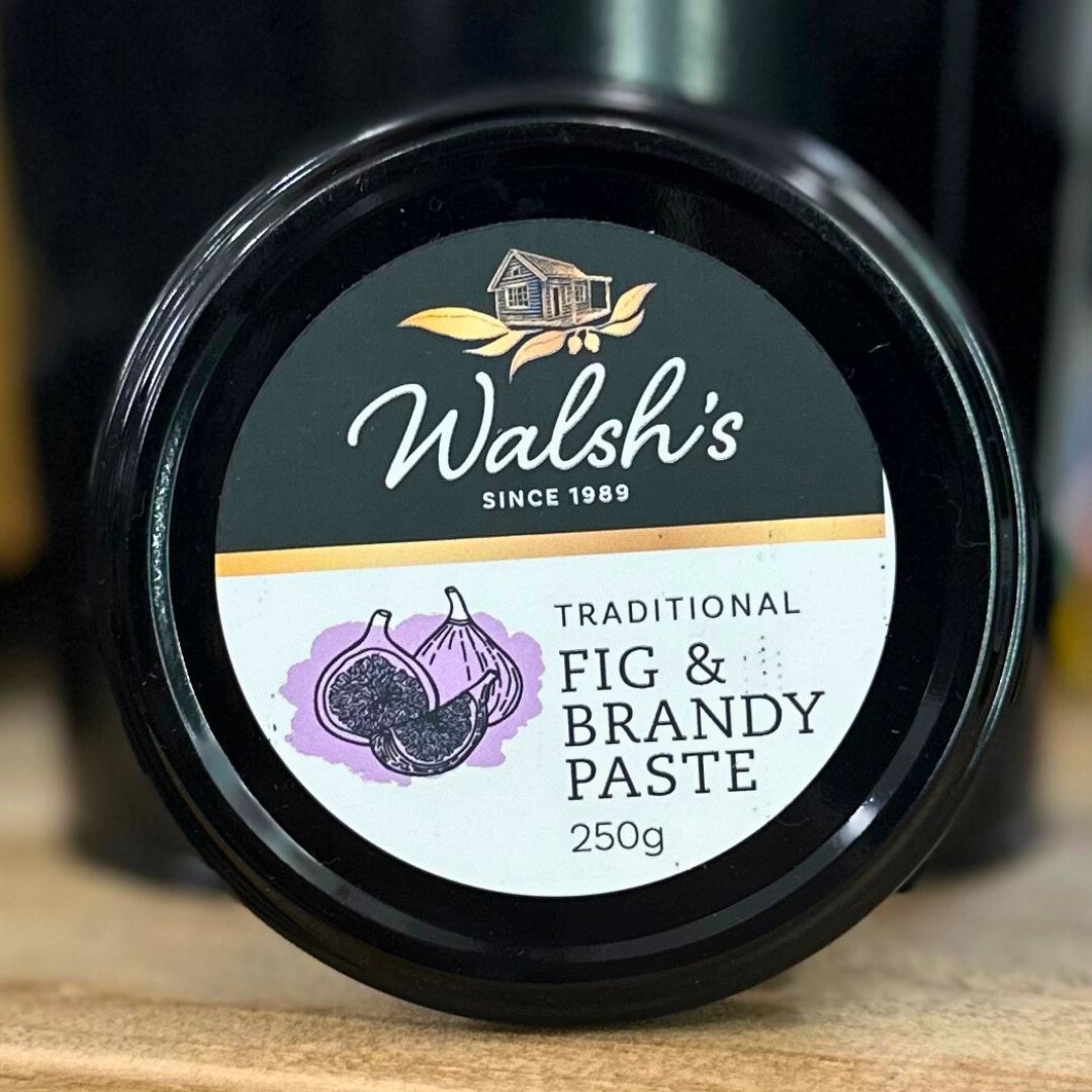 Fig &amp; Brandy Paste - 250g Round Jar (WALSH&#39;S)