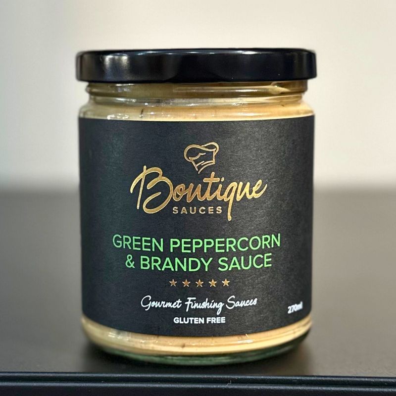 Green Peppercorn &amp; Brandy Sauce