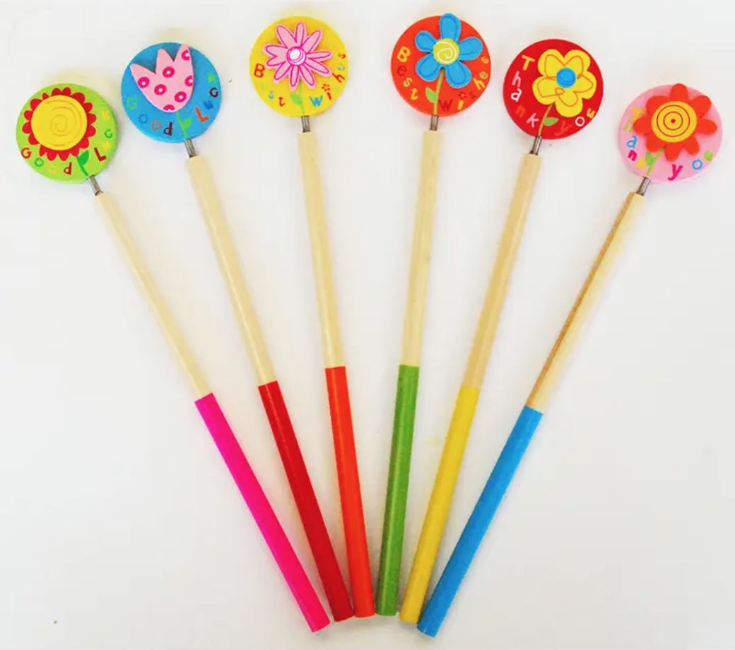 Flower Pencils - Pack of 2