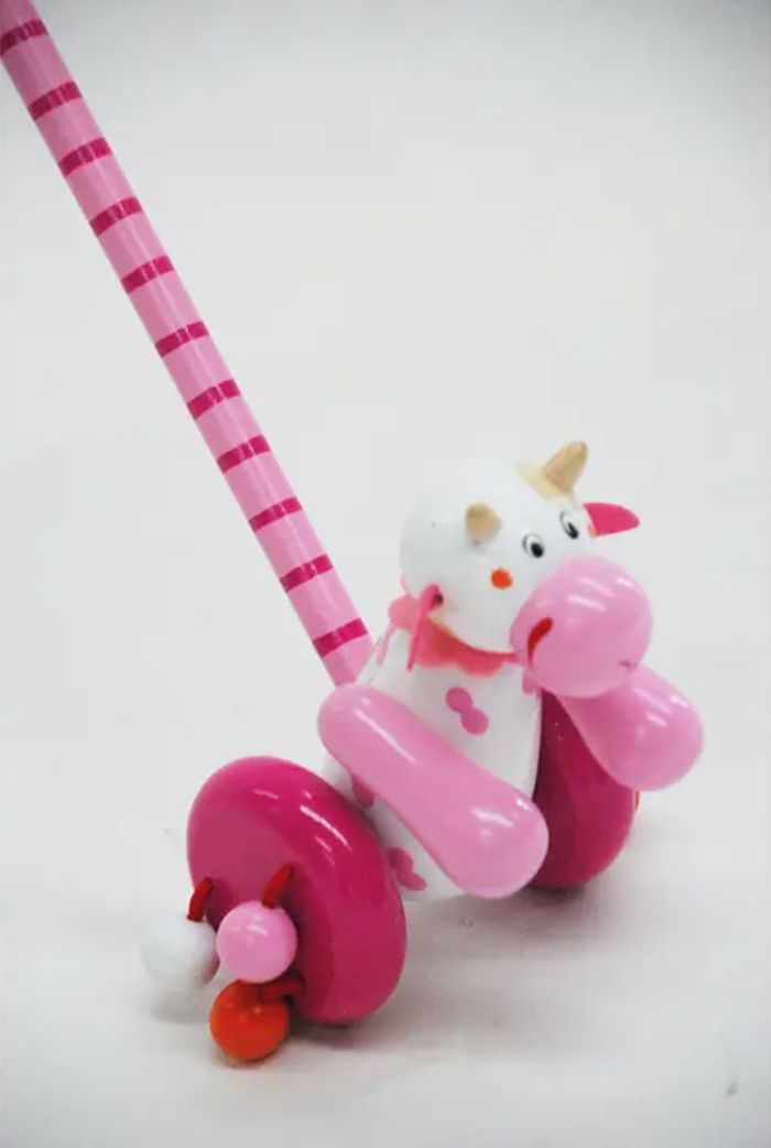 Cow Push Toy