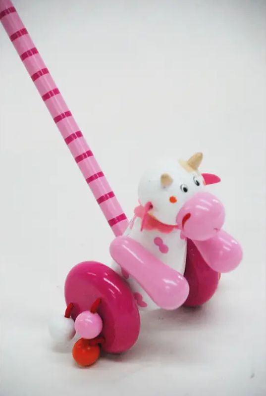 Cow Push Toy