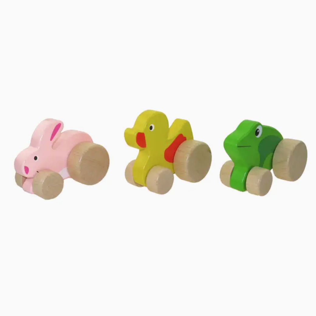 Wooden Animal Car